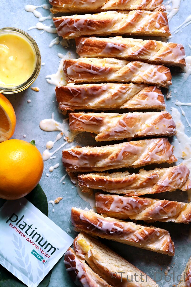 Meyer Lemon Danish Braid