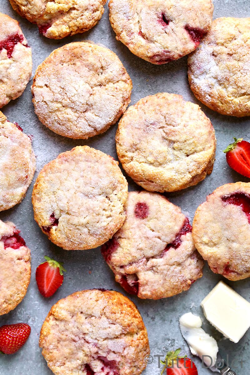 Strawberry Cream Scones