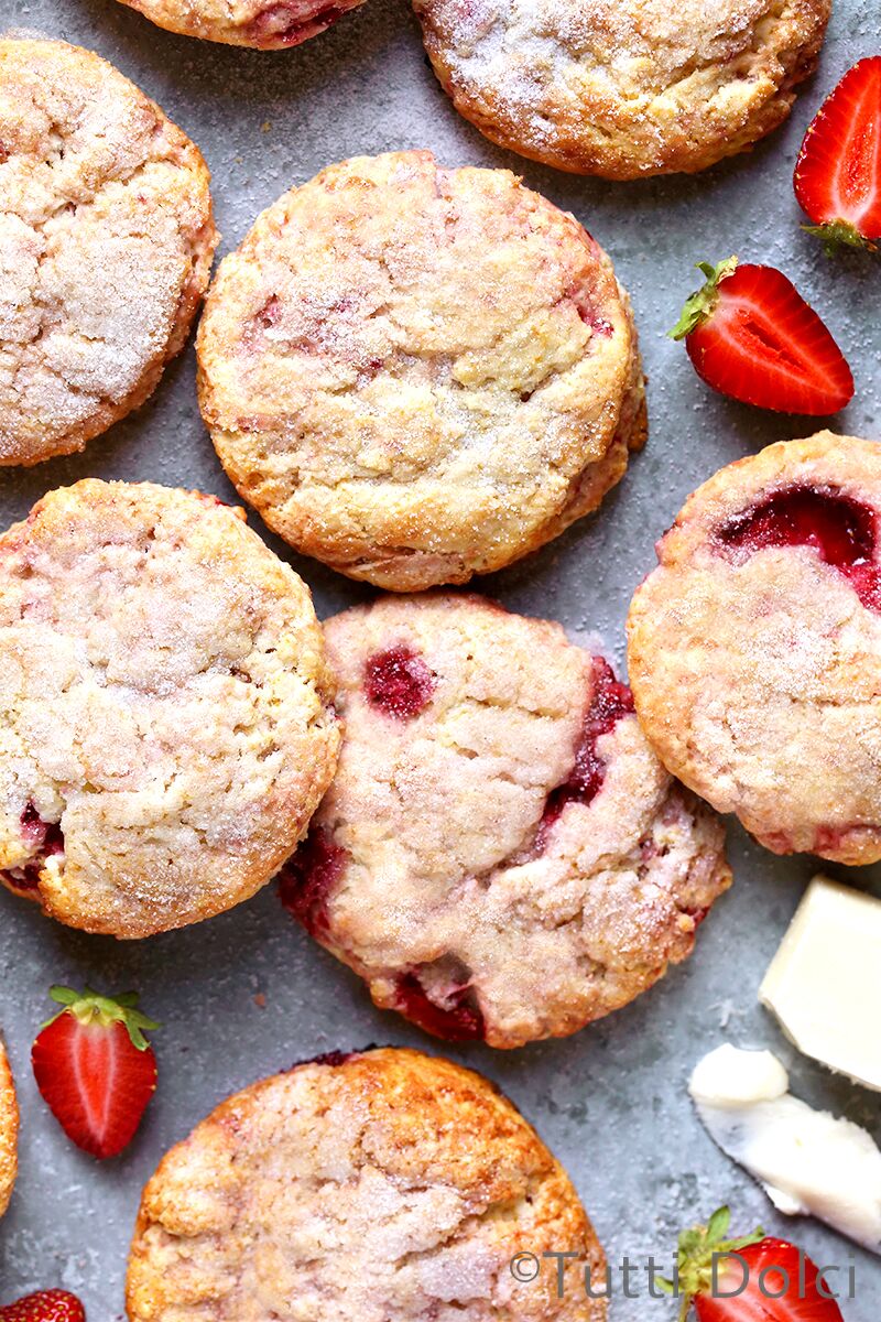 Strawberry Cream Scones