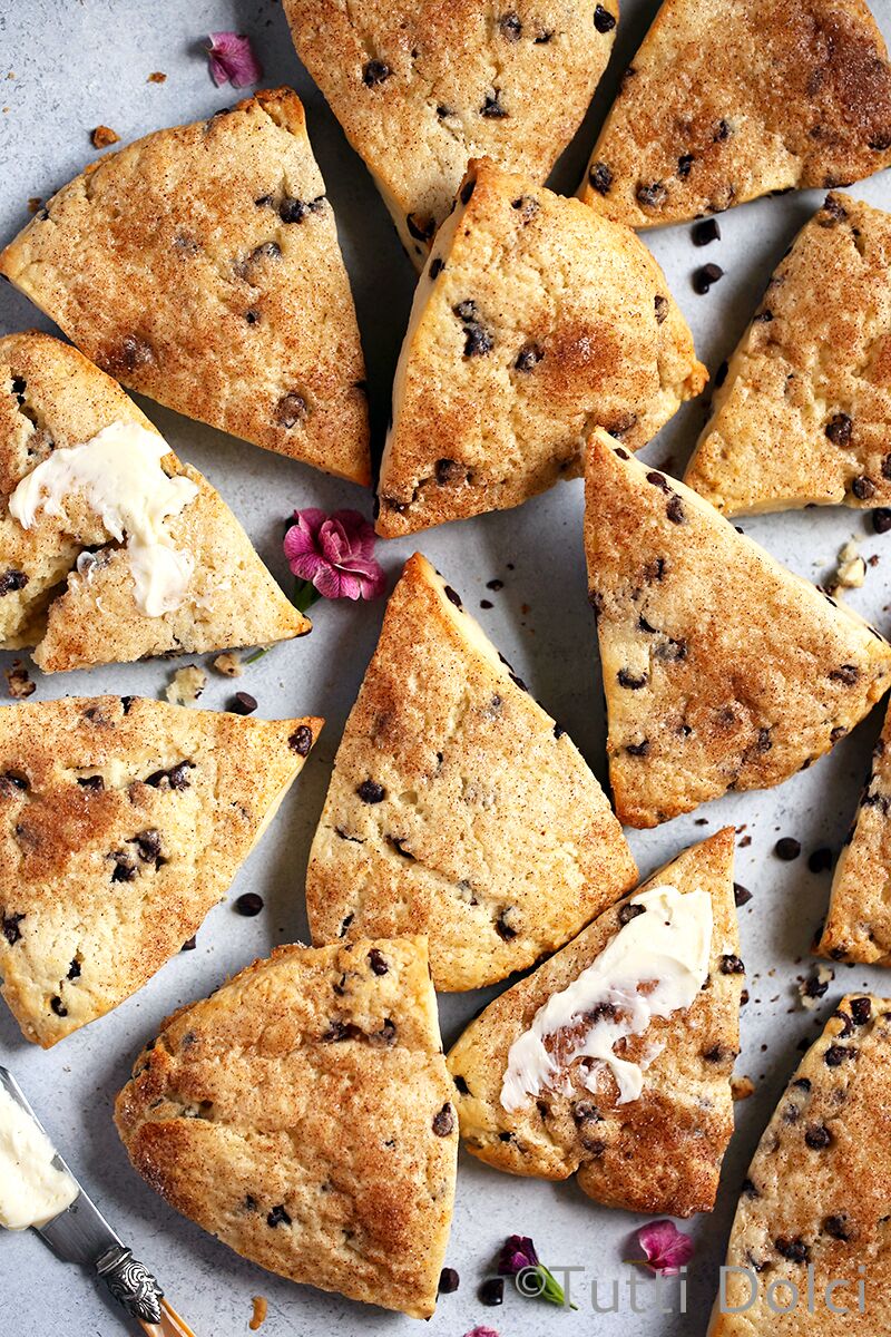 Chocolate Chip Cream Scones