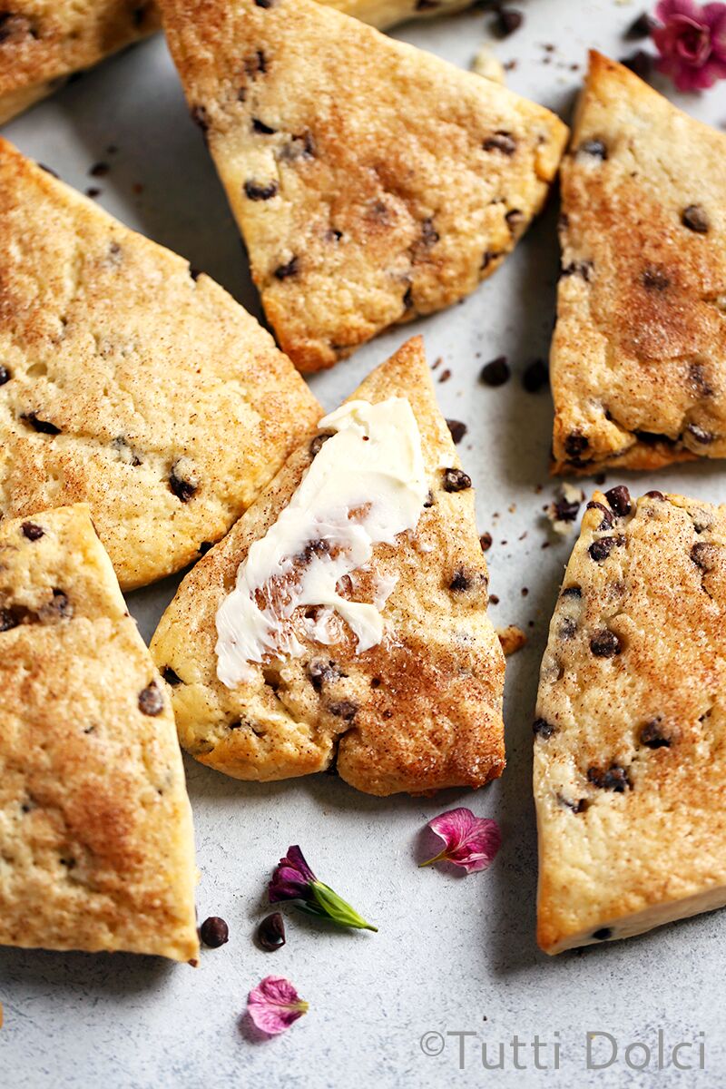 Chocolate Chip Cream Scones