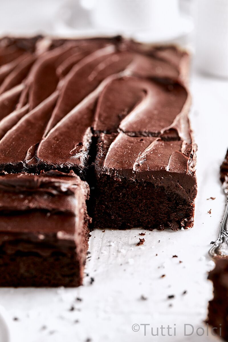 Dark Chocolate Sheet Cake
