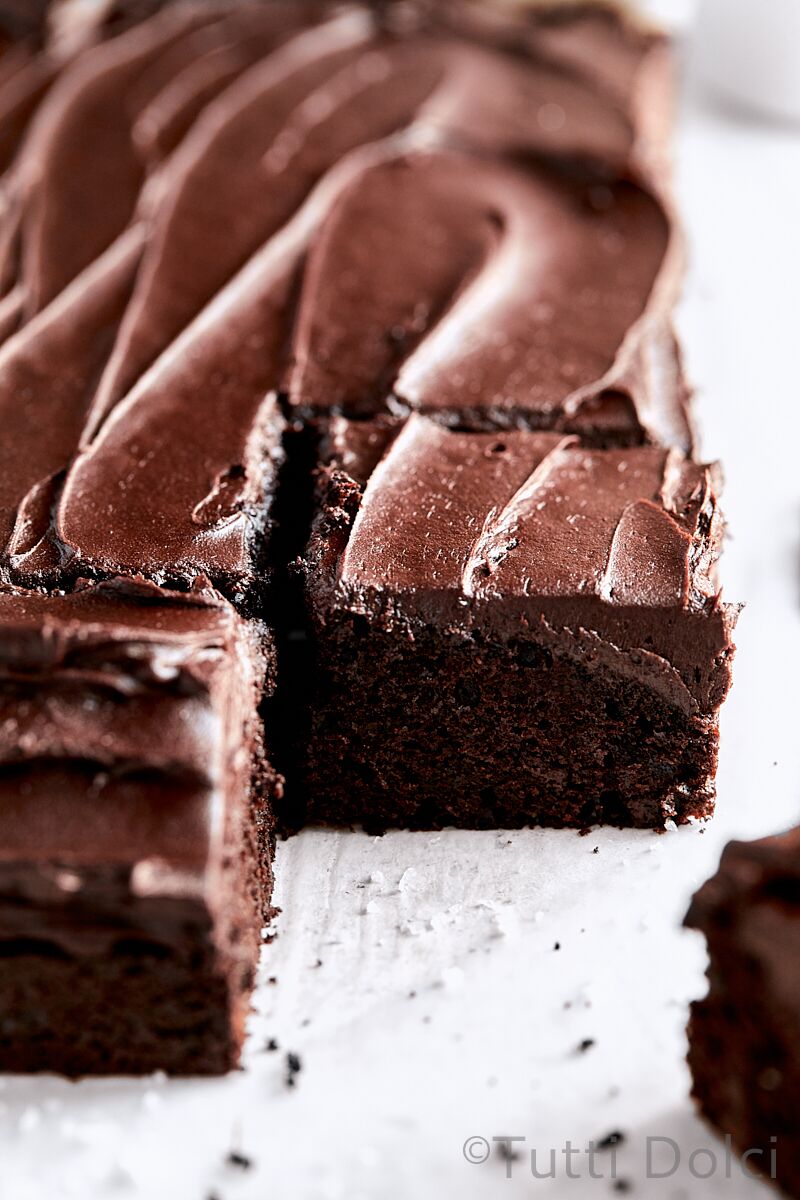 Dark Chocolate Sheet Cake