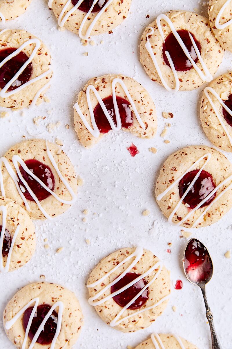 Almond Thumbprint Cookies