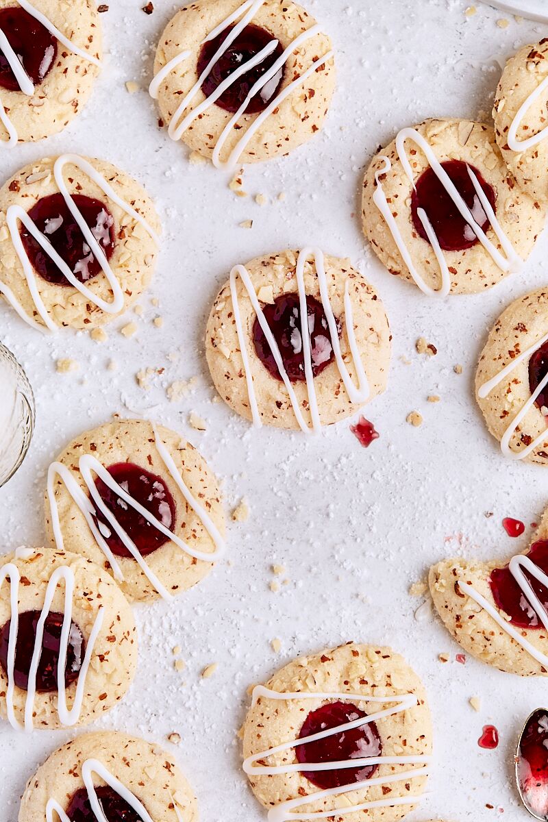 Almond Thumbprint Cookies