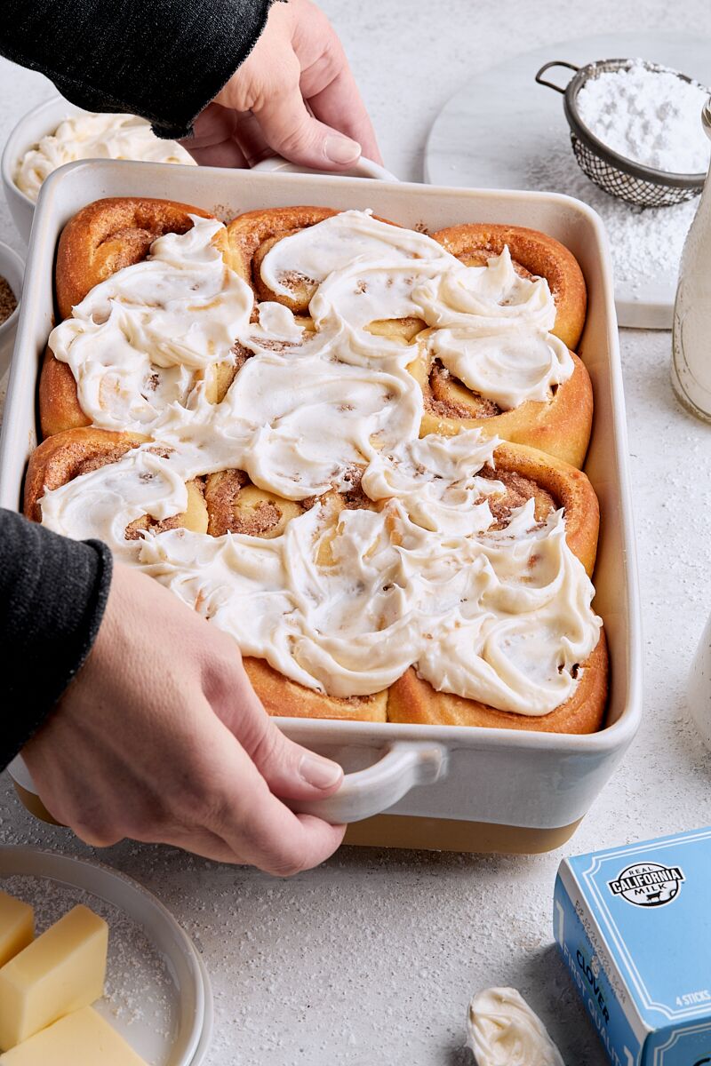 Brown Butter Brioche Cinnamon Rolls