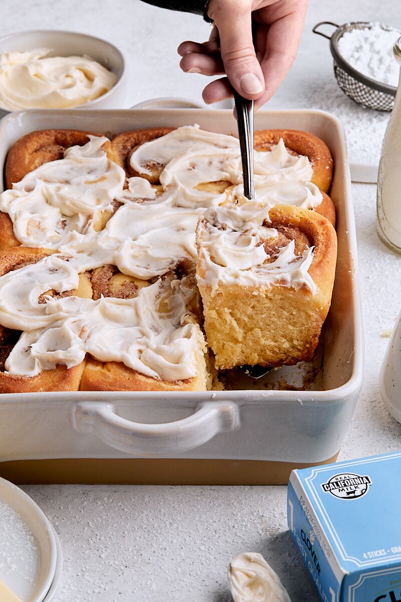 Brown Butter Brioche Cinnamon Rolls