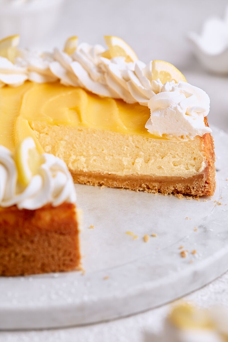 Lemon Curd Cheesecake