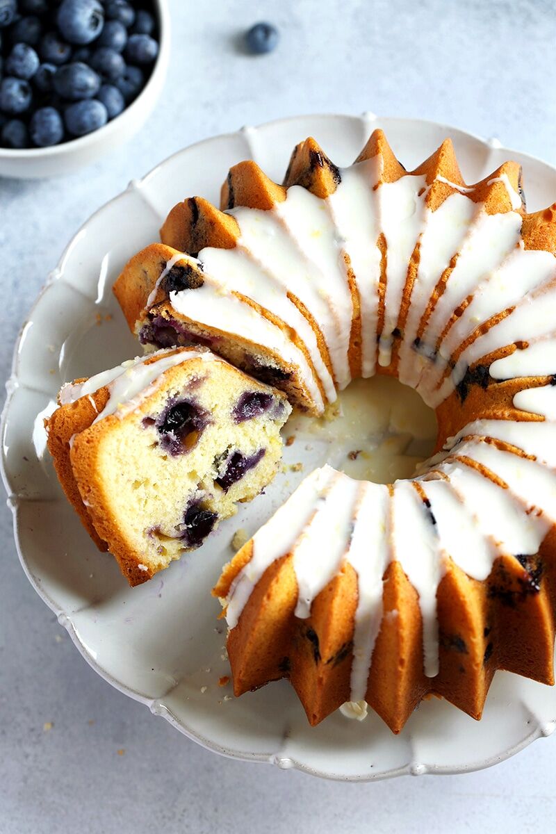 Blueberry Lemon Bundt Cake