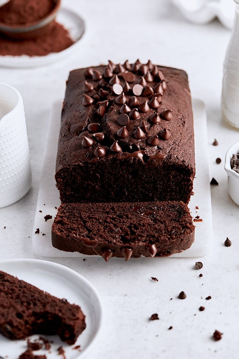 Triple Chocolate Loaf Cake