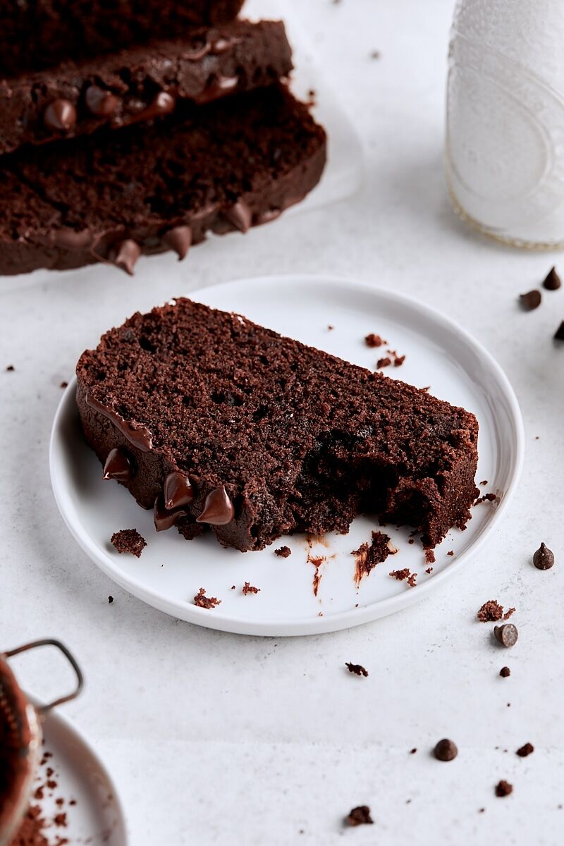 Triple Chocolate Loaf Cake