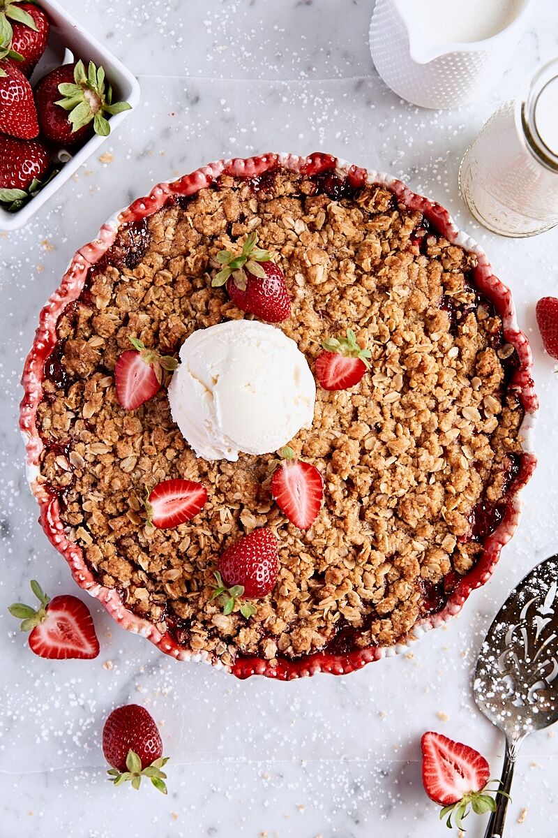 Fresh Strawberry Crisp