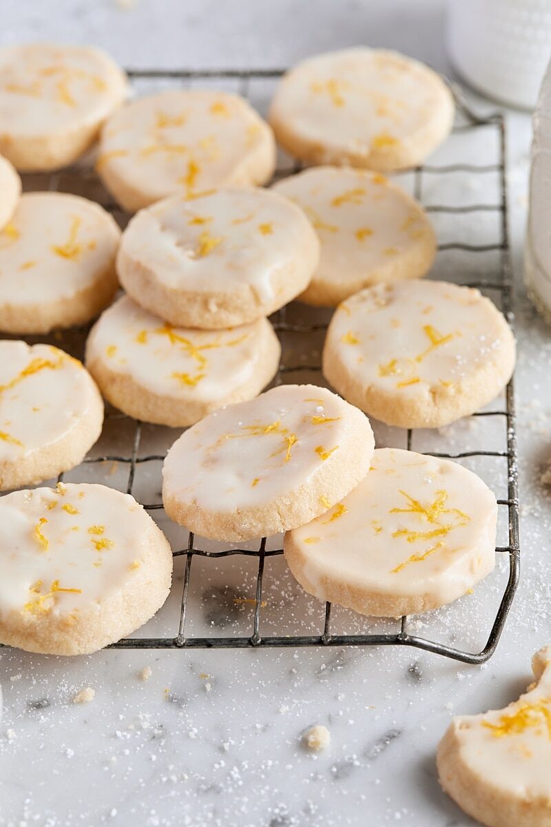 Lemon Shortbread Cookies