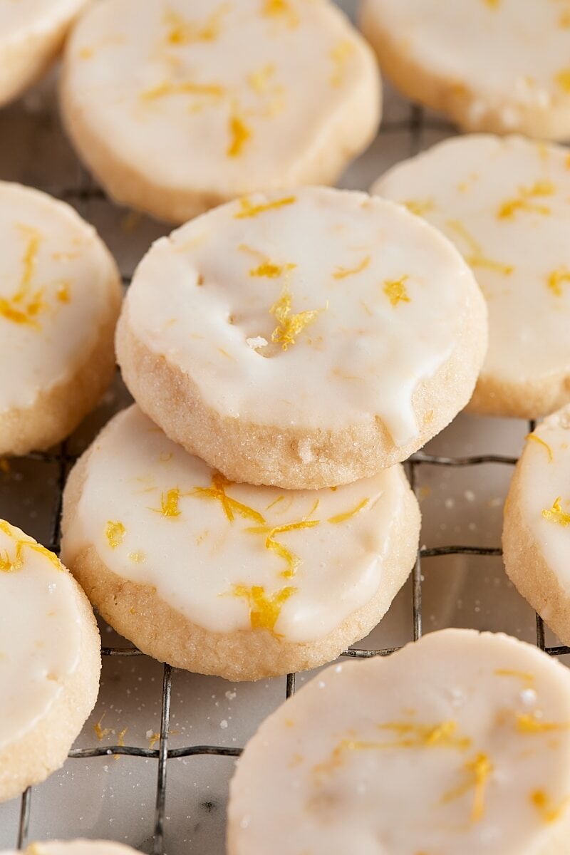 Lemon Shortbread Cookies