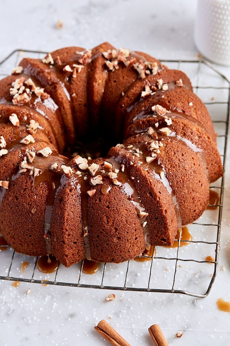 Spice Bundt Cake with Butterscotch Topping