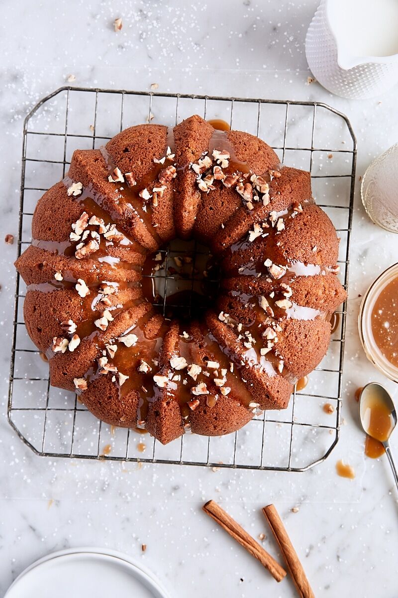 Spice Bundt Cake with Butterscotch Topping