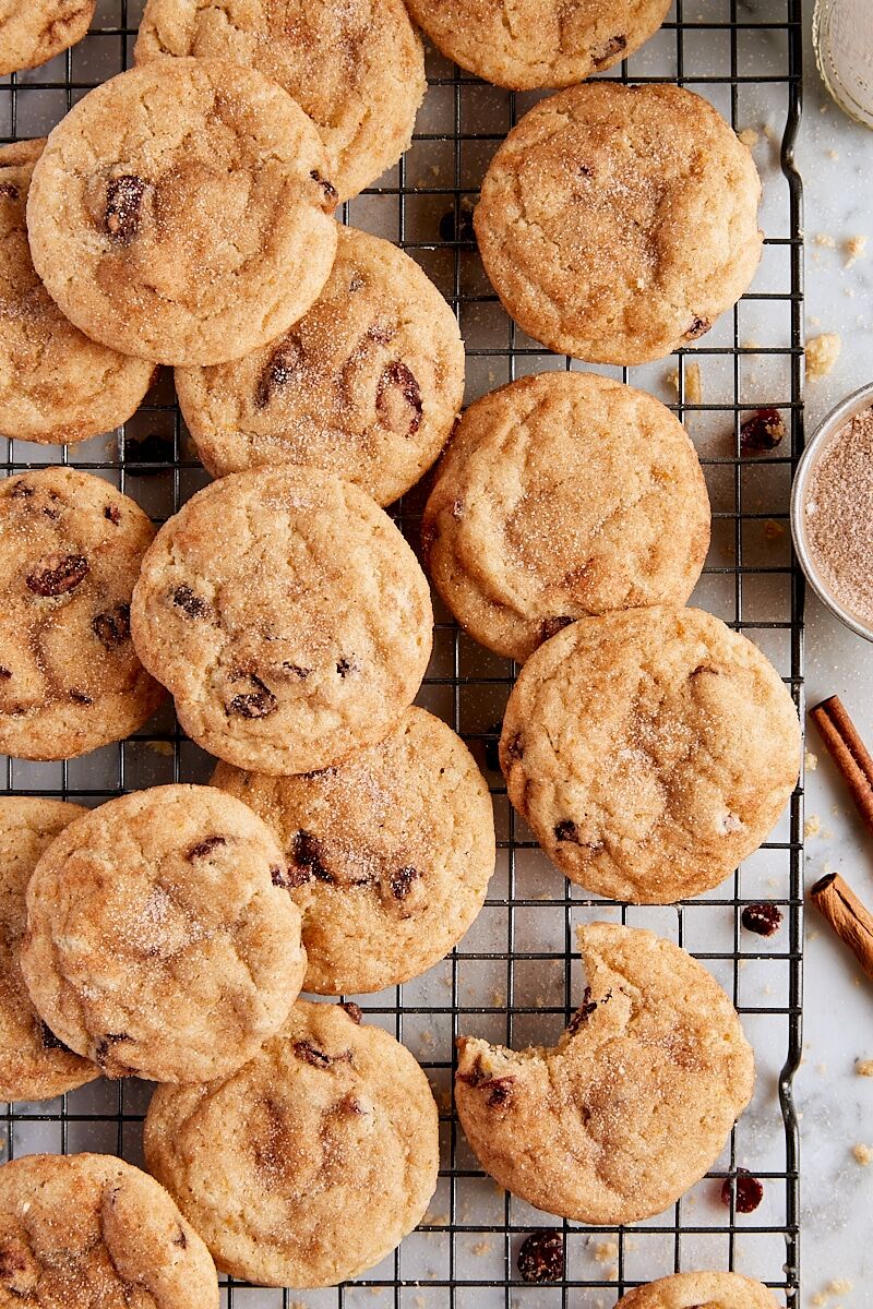 Cranberry Orange Snickerdoodles