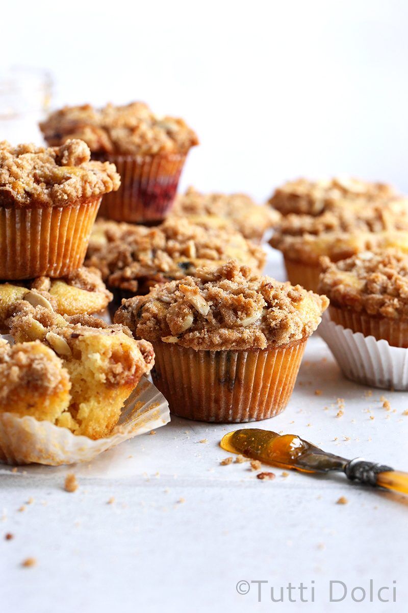 Jam Crumb Muffins