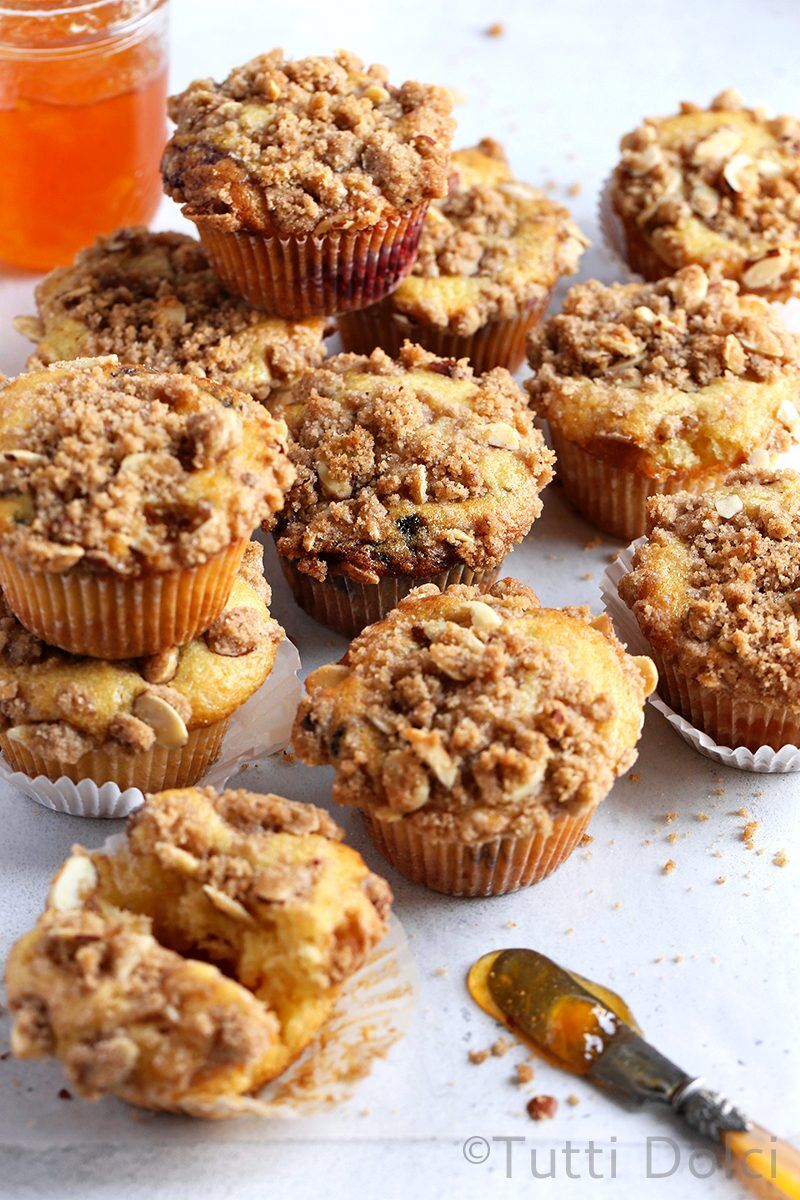 Jam Crumb Muffins