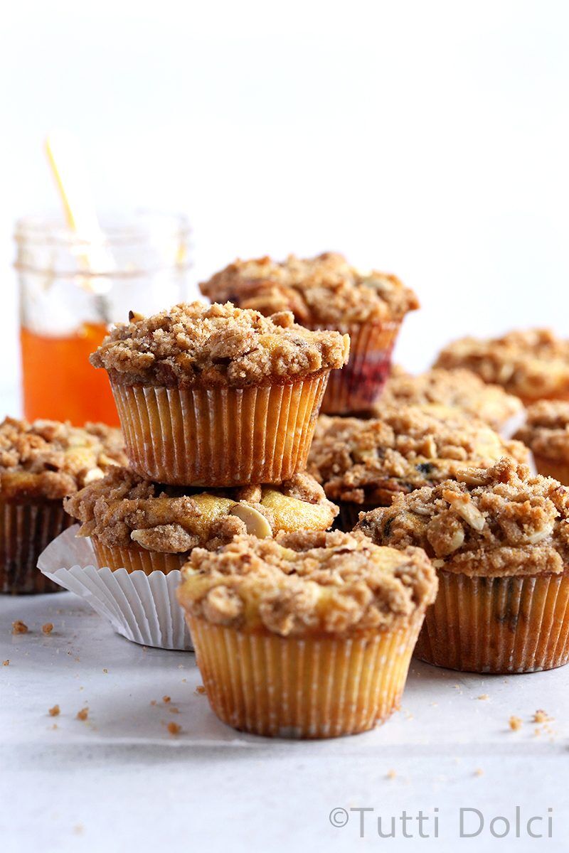 Jam Crumb Muffins