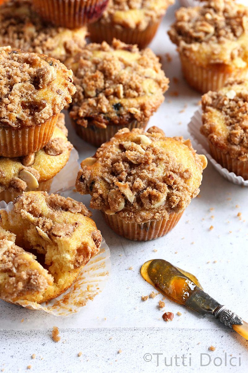 Jam Crumb Muffins