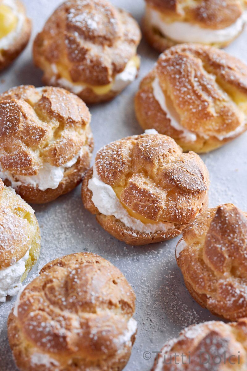 Meyer Lemon Cream Puffs