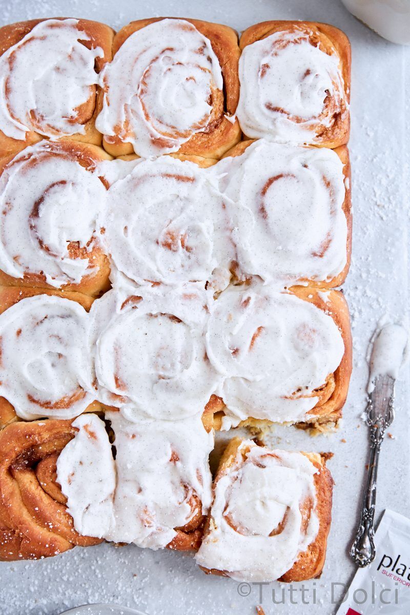Overnight Brioche Cinnamon Rolls