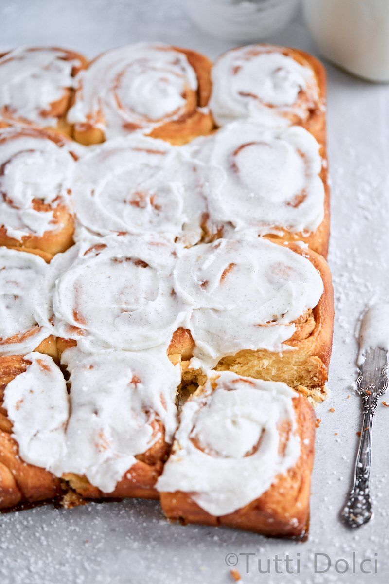 Overnight Brioche Cinnamon Rolls