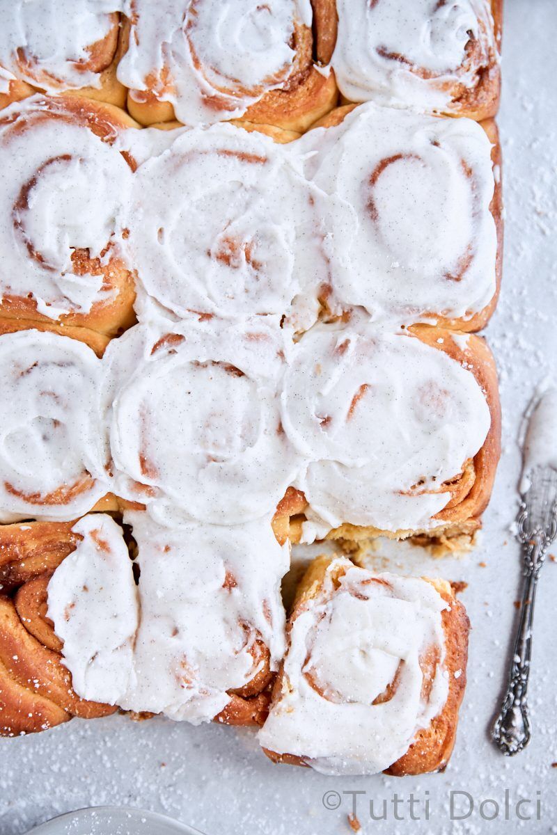 Overnight Brioche Cinnamon Rolls
