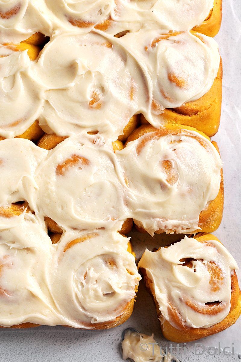 Pumpkin Cinnamon Rolls