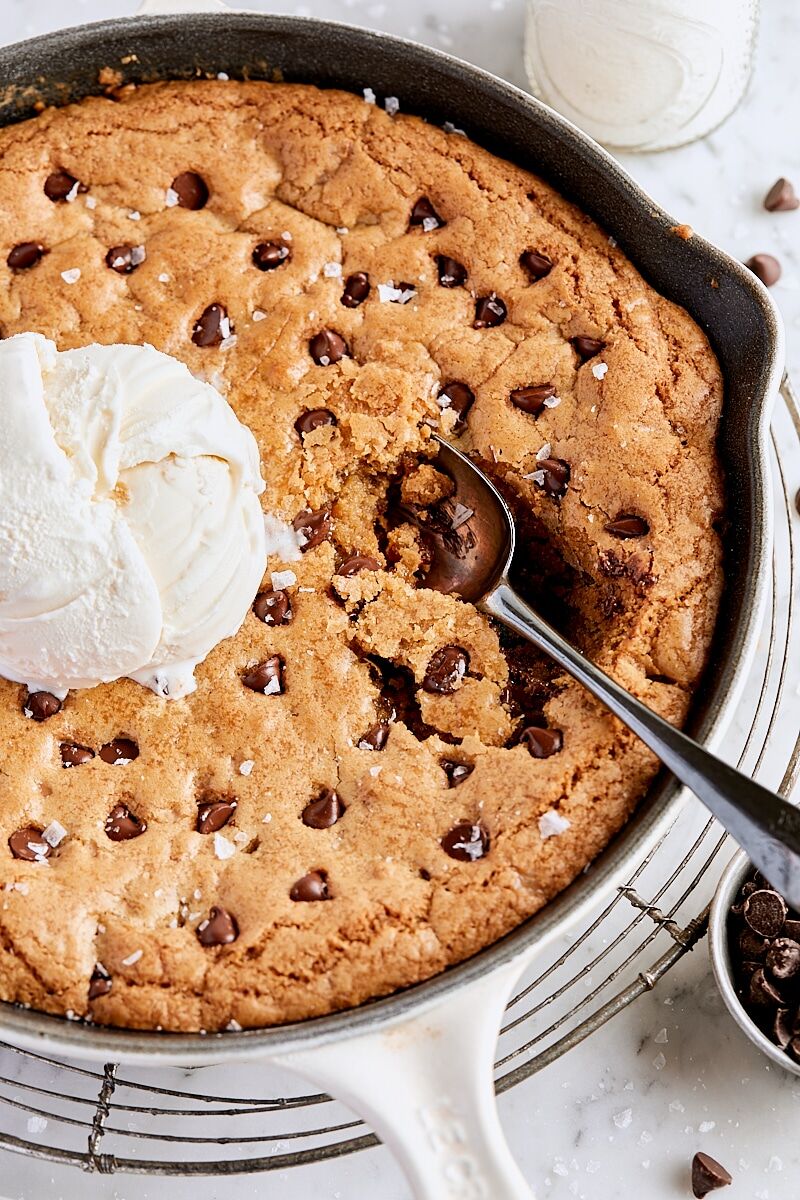 Chocolate Chip Skillet Cookie