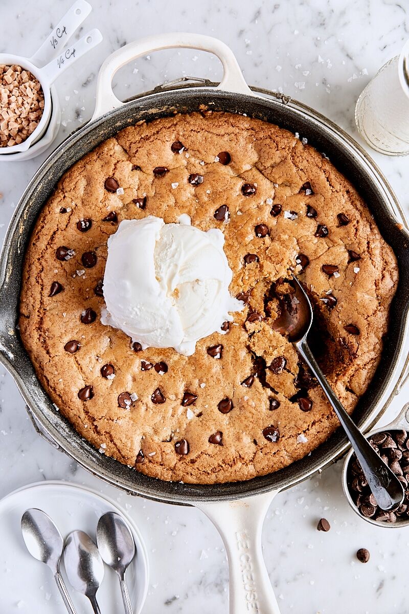 Chocolate Chip Skillet Cookie