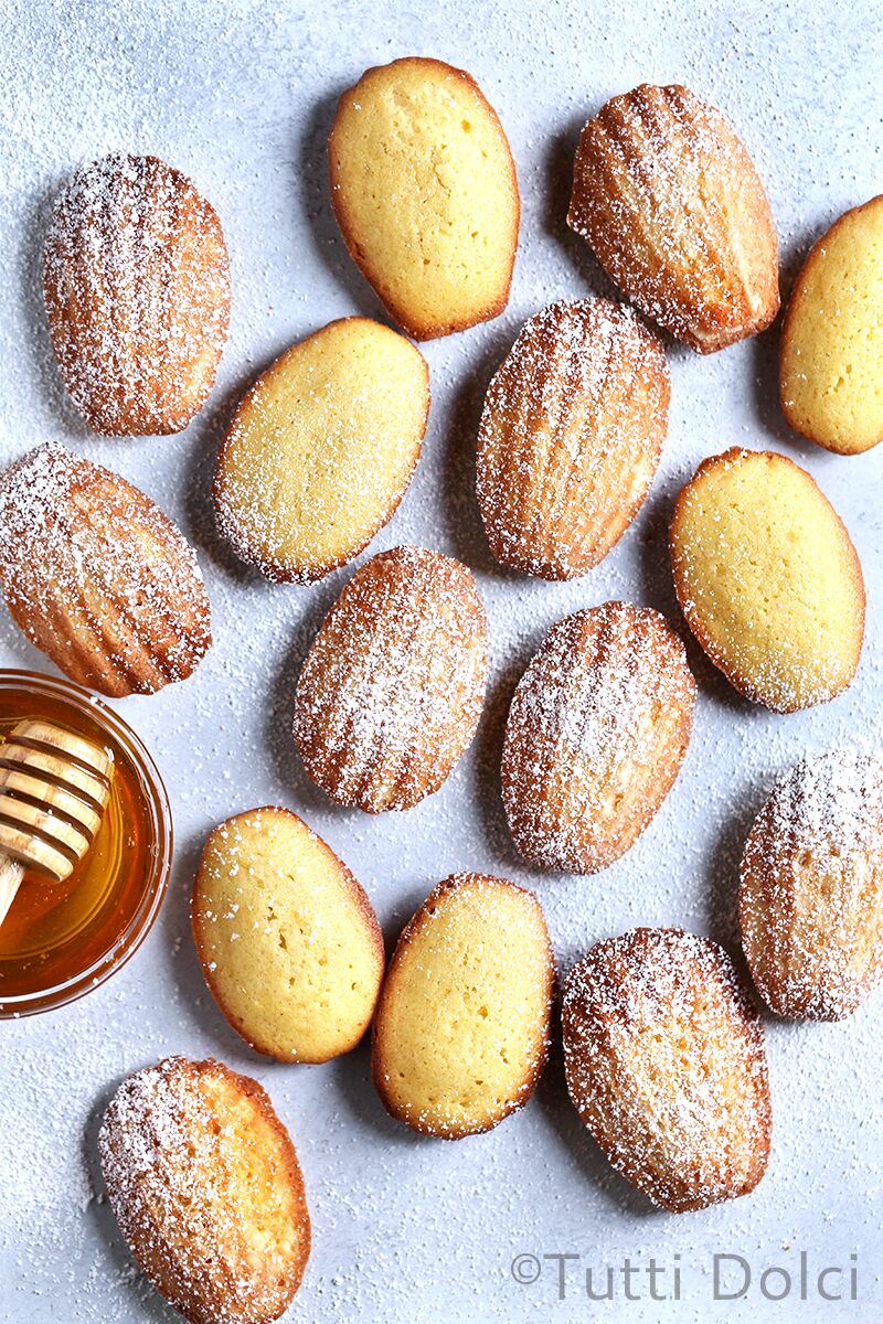 Brown Butter Honey Madeleines