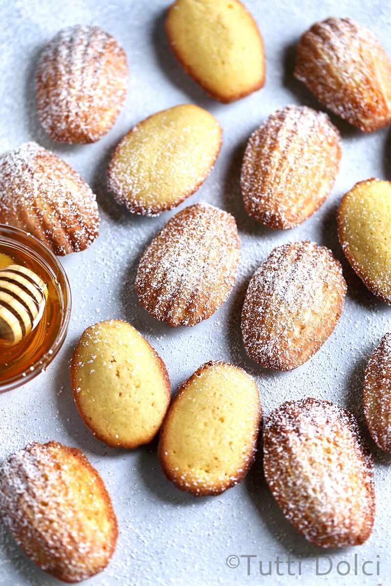 Brown Butter Honey Madeleines