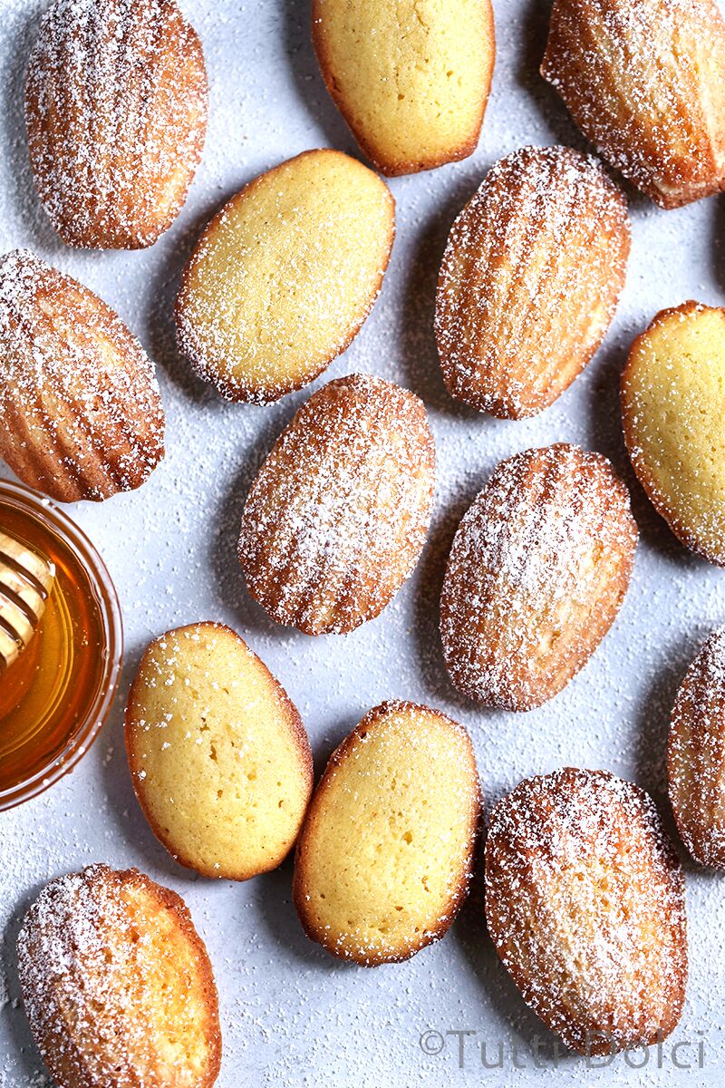 Brown Butter Honey Madeleines