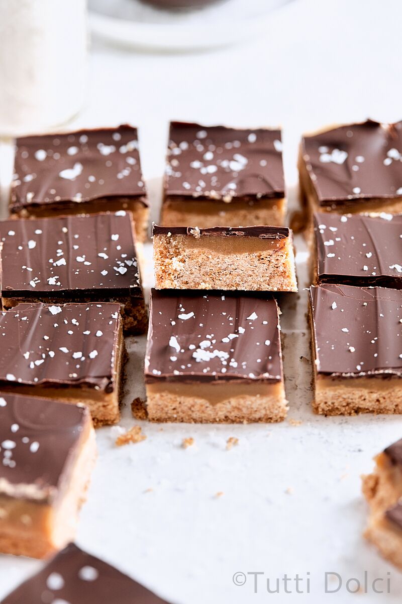 Chocolate Caramel Graham Bars