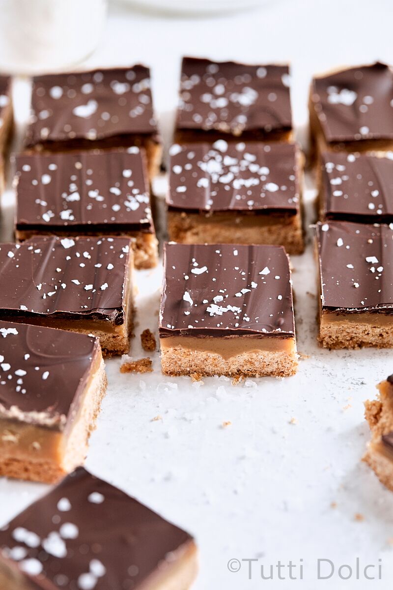 Chocolate Caramel Graham Bars