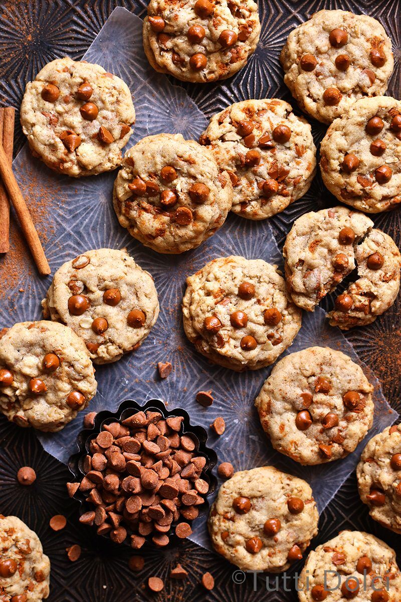 Brown Butter Oatmeal Cinnamon Chip Cookies