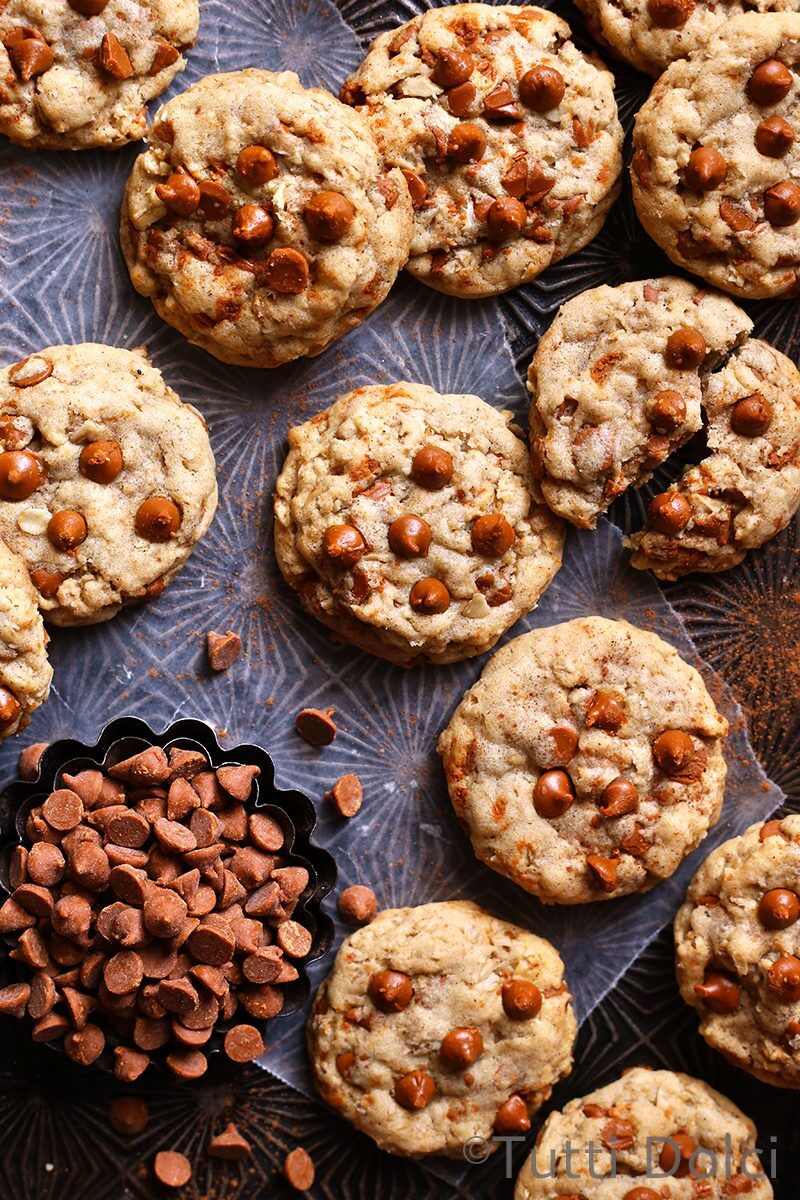 Brown Butter Oatmeal Cinnamon Chip Cookies