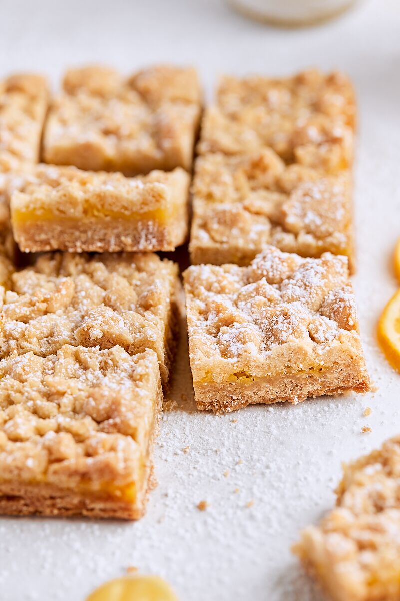 Meyer Lemon Crumb Bars