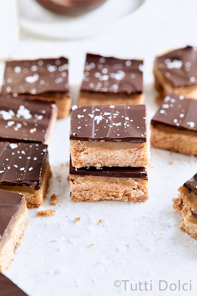 Chocolate Caramel Graham Bars