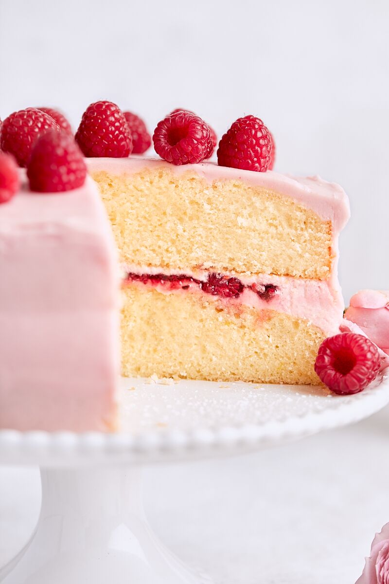 Raspberry Lemon Layer Cake