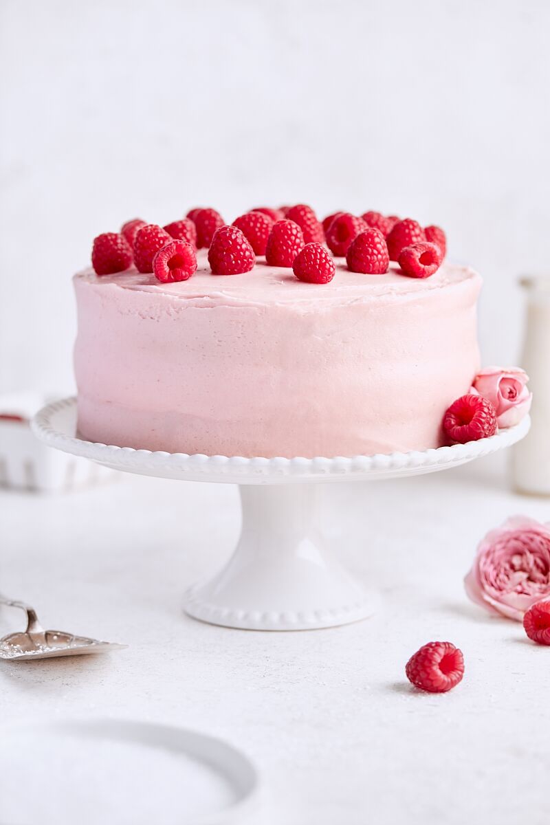 Raspberry Lemon Layer Cake