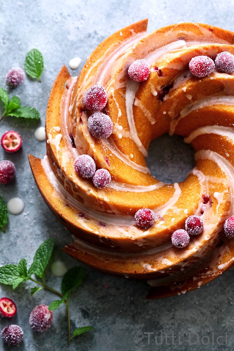 Cranberry Orange Bundt Cake