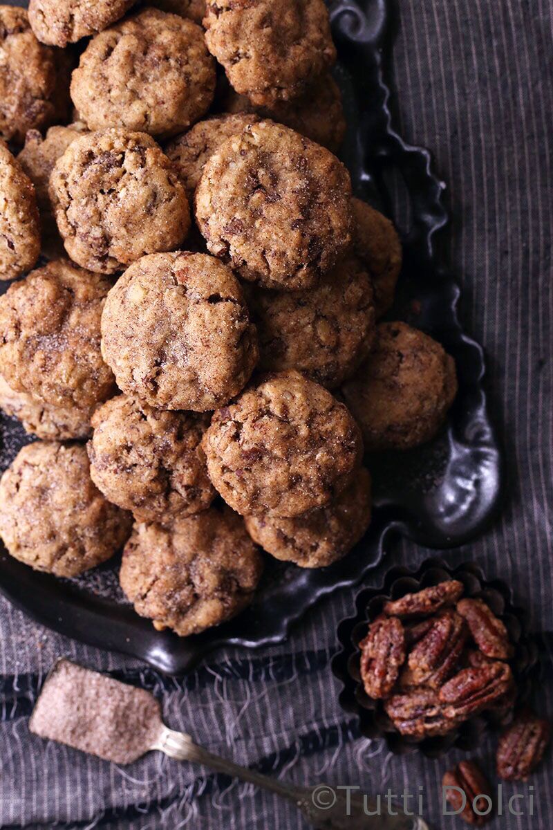 Candied Pecan Cookies | Tutti Dolci