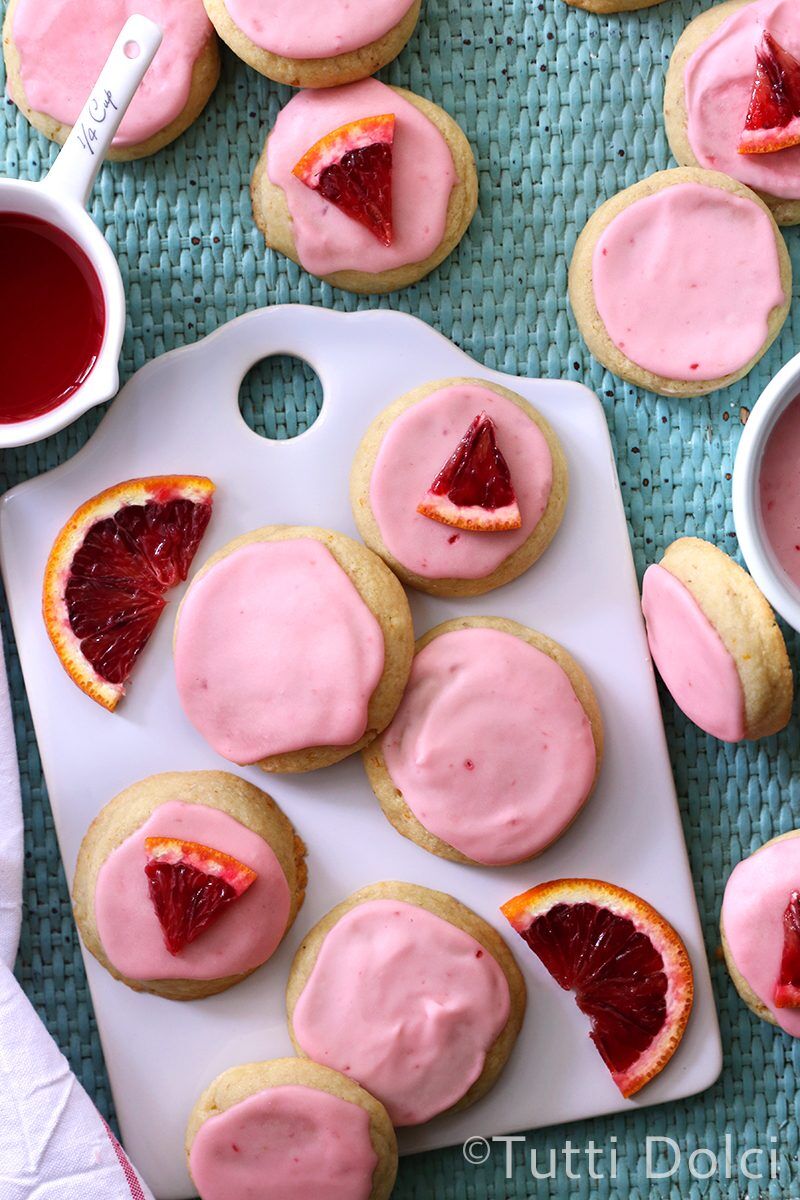 Blood Orange Cookies