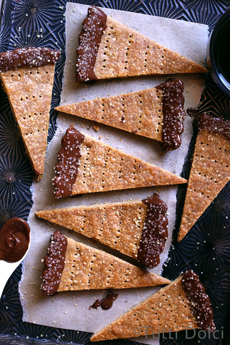 Espresso Shortbread Cookies
