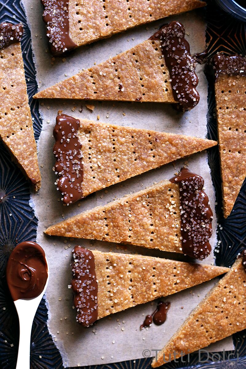 Espresso Shortbread Cookies