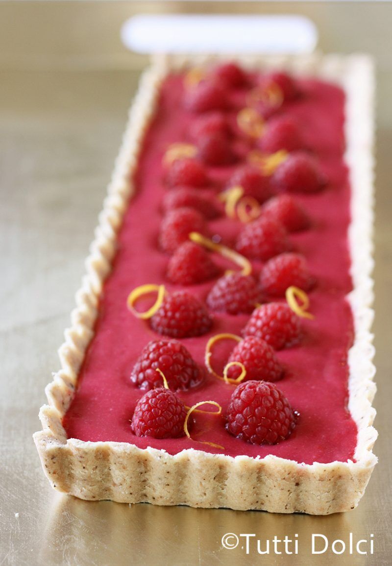 Raspberry Curd Tart