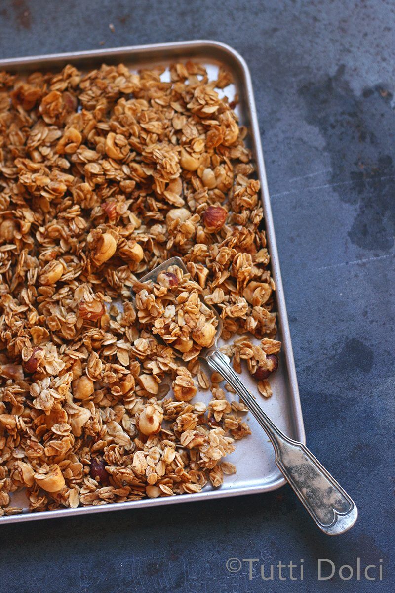Honey Hazelnut Granola